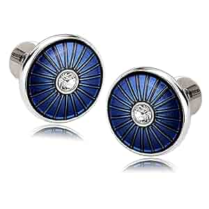 COUNTESS MANFC. JEWELLERS カフリンクス Amazon.com: Jonwo Yellow Zircon Gemstone Cufflinks for Men